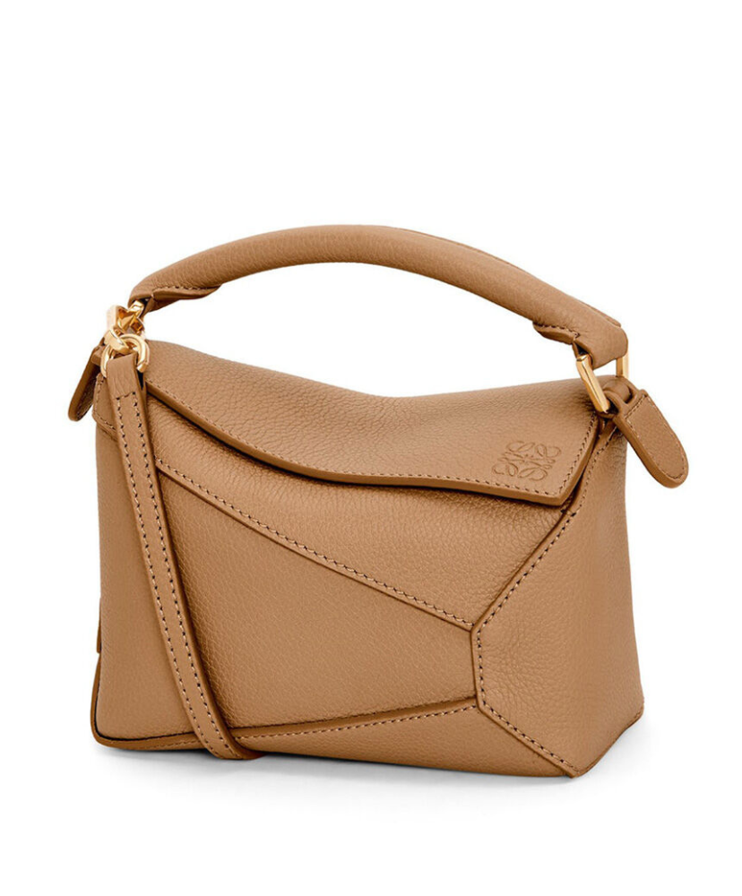 Mini Puzzle Bag In Soft Grained Calfskin