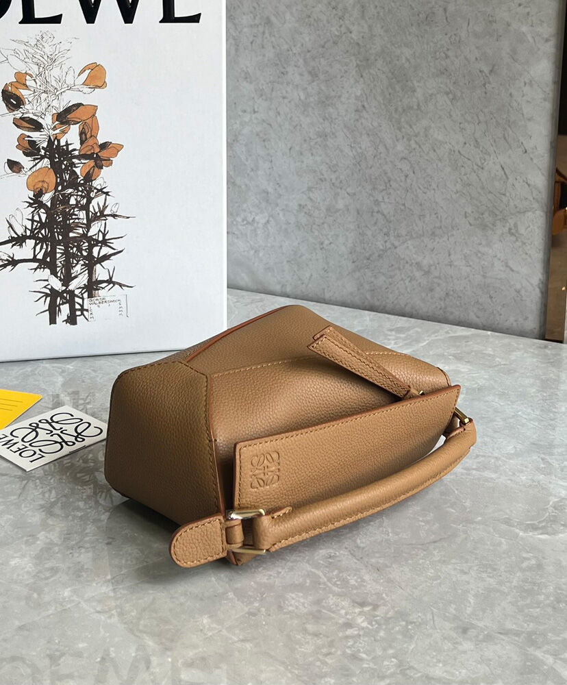 Mini Puzzle Bag In Soft Grained Calfskin