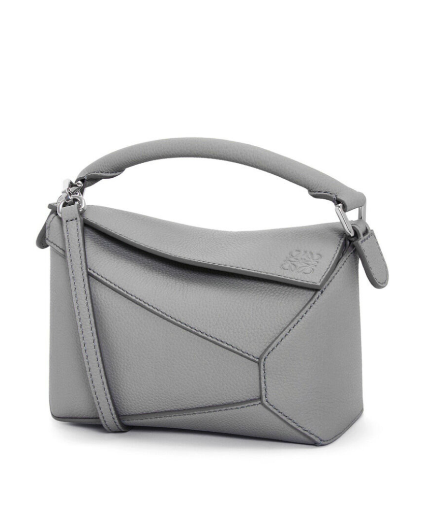 Mini Puzzle Bag In Soft Grained Calfskin