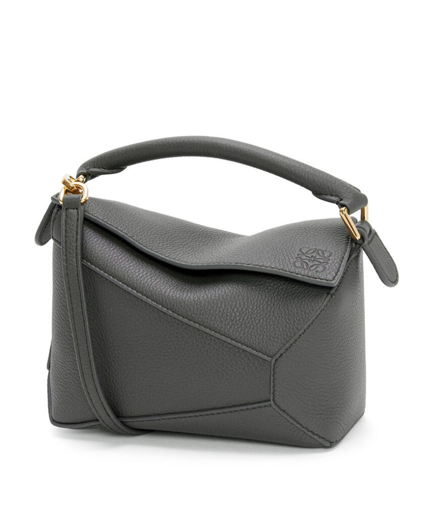 Mini Puzzle Bag In Soft Grained Calfskin