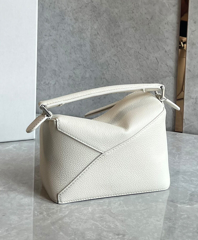 Mini Puzzle Bag In Soft Grained Calfskin