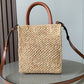 Standard A5 Tote Bag In Raffia