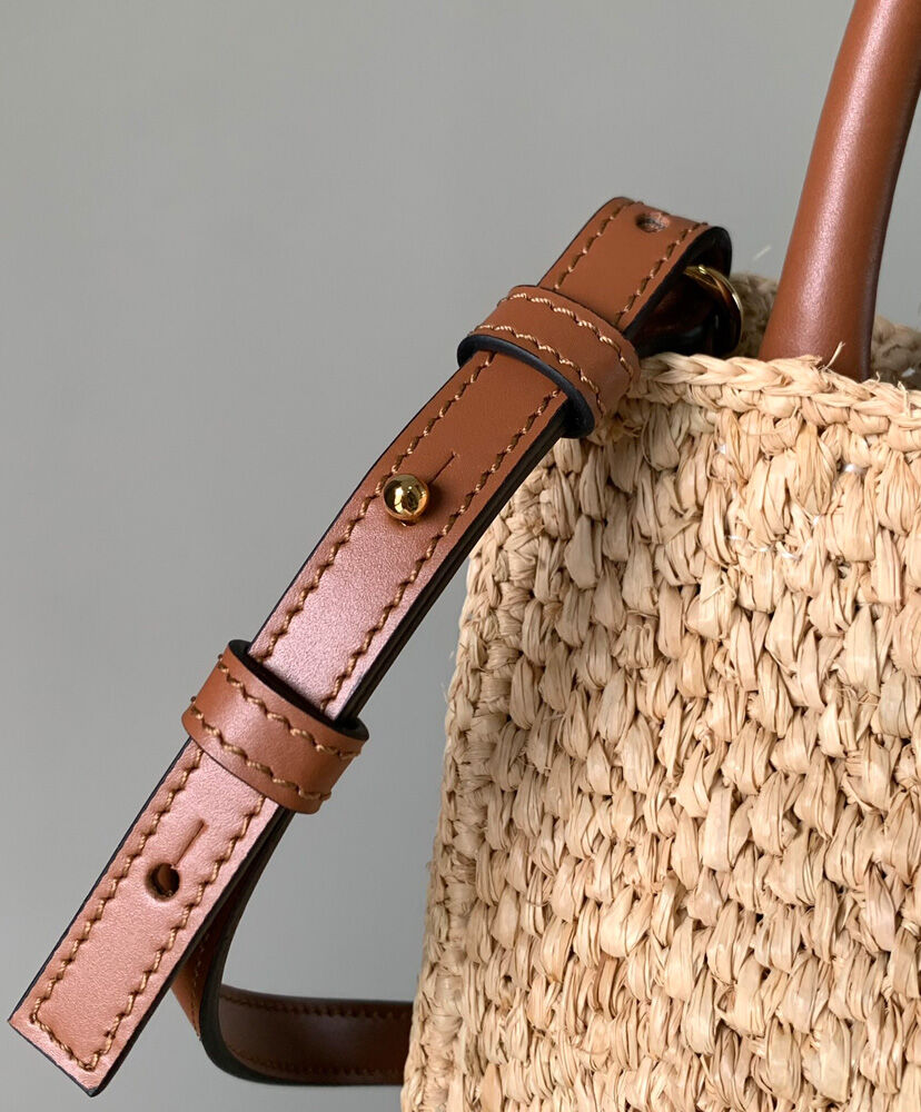 Standard A5 Tote Bag In Raffia