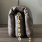 Puffer Goya Padded Leather Down Shoulder Bag