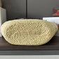 Medium Anagram Basket Bag In Iraca Palm And Calfskin