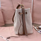 Canvas And Leather Bucket Bag