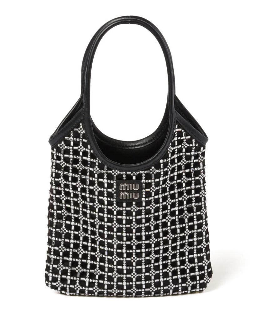 Small Crystals Net Tote Bag