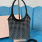 Small Crystals Net Tote Bag