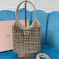 Small Crystals Net Tote Bag