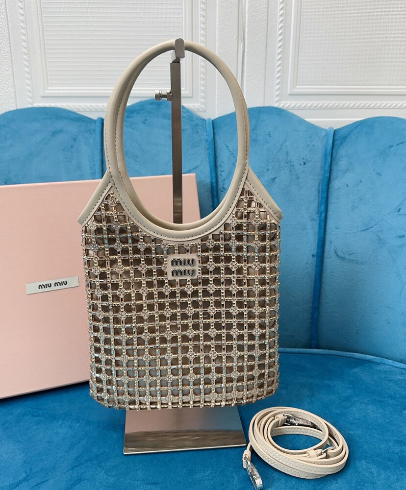 Small Crystals Net Tote Bag