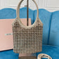 Small Crystals Net Tote Bag