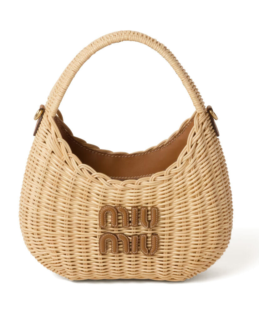 Wander Raffia Hobo Bag