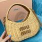 Wander Raffia Hobo Bag