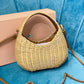 Wander Raffia Hobo Bag