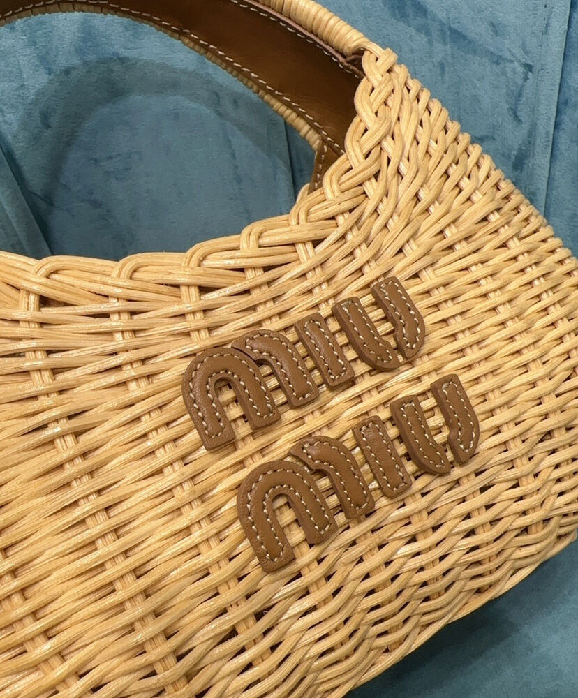 Wander Raffia Hobo Bag