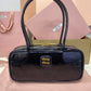 Beau Naplak Patent Leather Bag