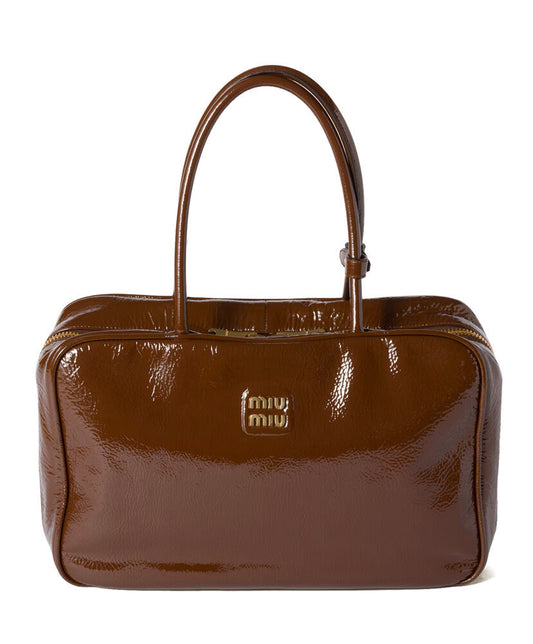 Beau Naplak Patent Leather Bag