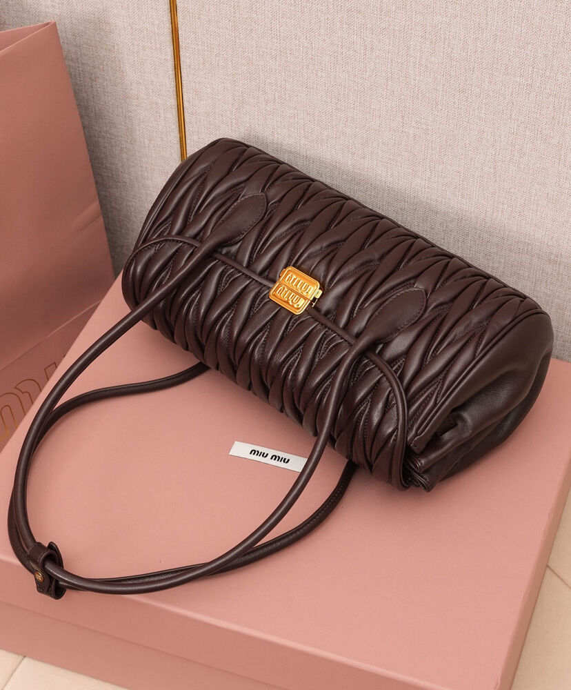 Matelasse Nappa Leather Shoulder Bag