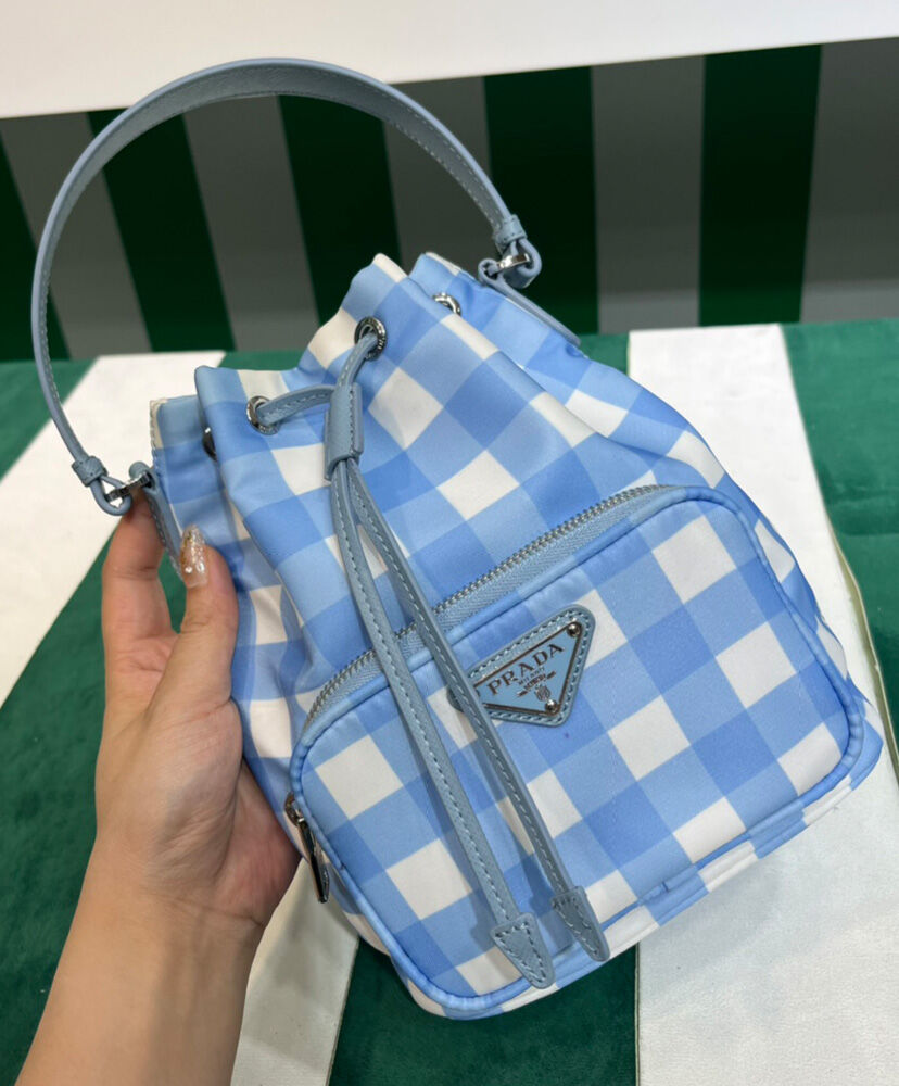 Prada Duet Printed Re-Nylon Bag