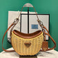 Wicker And Leather Prada Arque Bag