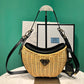 Wicker And Leather Prada Arque Bag