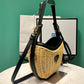 Wicker And Leather Prada Arque Bag