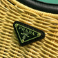 Wicker And Leather Prada Arque Bag