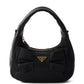 Re-Nylon And Nappa Leather Mini-bag With Bow