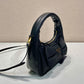 Re-Nylon And Nappa Leather Mini-bag With Bow