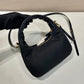 Re-Nylon And Nappa Leather Mini-bag With Bow