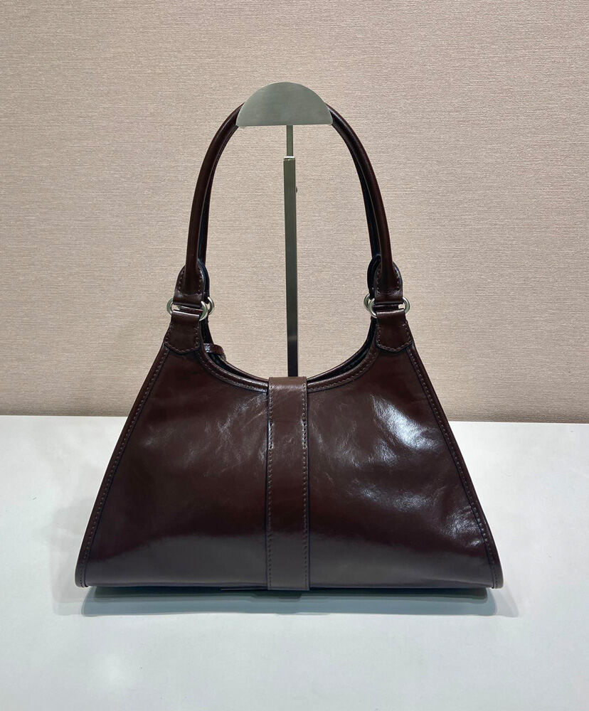 Medium leather tote bag