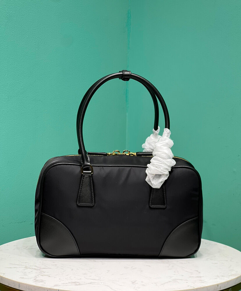 Prada Re-Edition 1978 Medium Re-Nylon And Saffiano Leather Two-Handle Bag