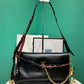 Prada Soft Sound Large Leather Shoulder Bag With Charms