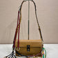 Prada Soft Sound small Leather Shoulder Bag With Charms