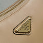 Prada Aimee Large Leather Shoulder Bag