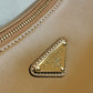 Prada Aimee Large Leather Shoulder Bag