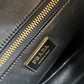 Prada Aimee Large Leather Shoulder Bag