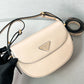 Prada Arque Leather Shoulder Bag With Flap