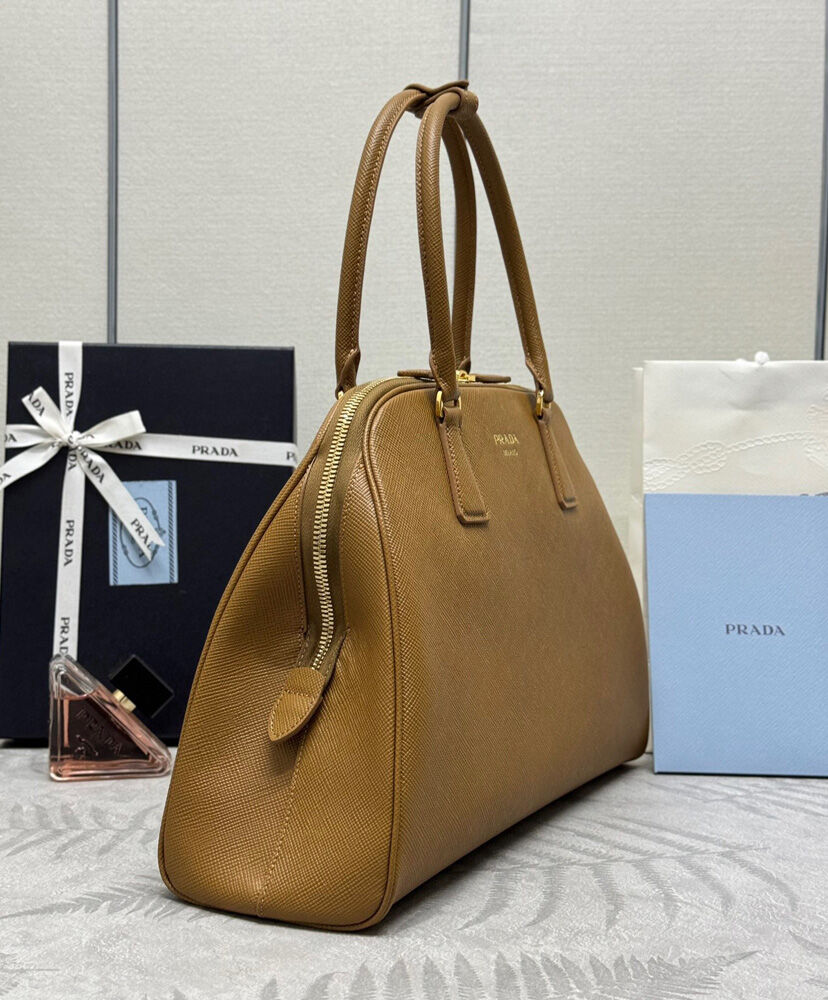 Large Saffiano Leather Bag