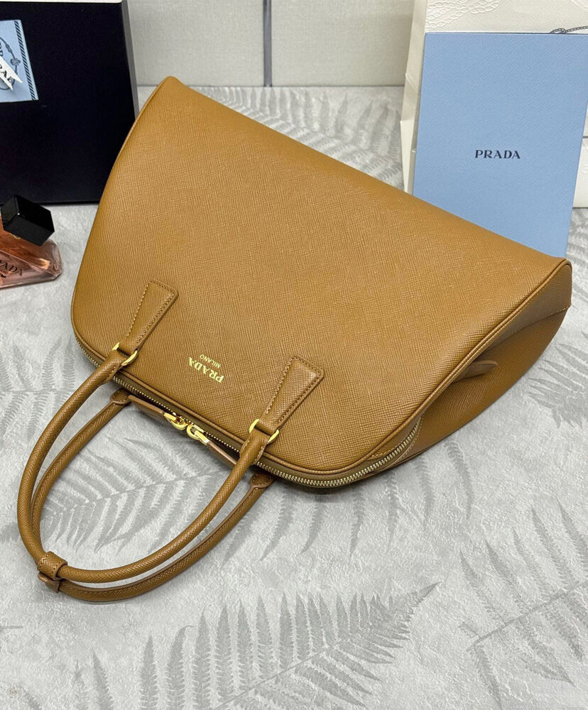 Large Saffiano Leather Bag