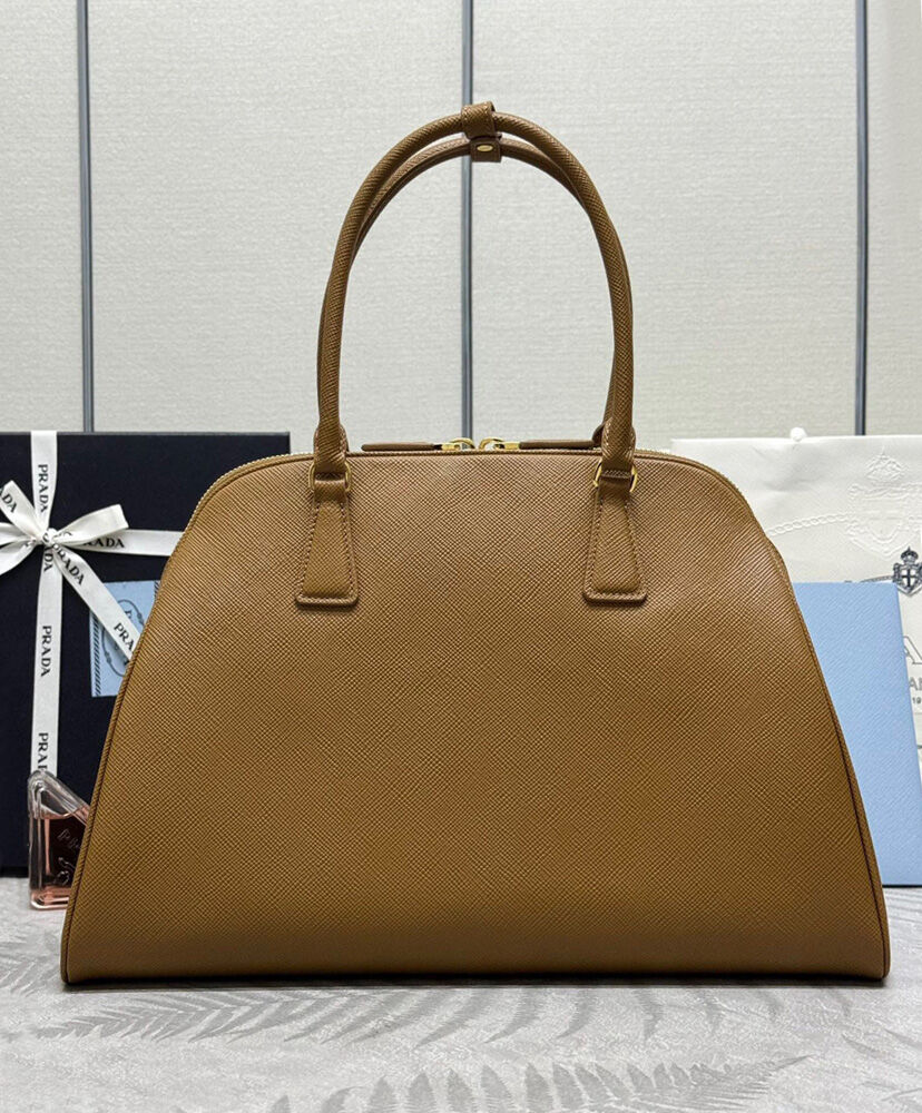 Large Saffiano Leather Bag