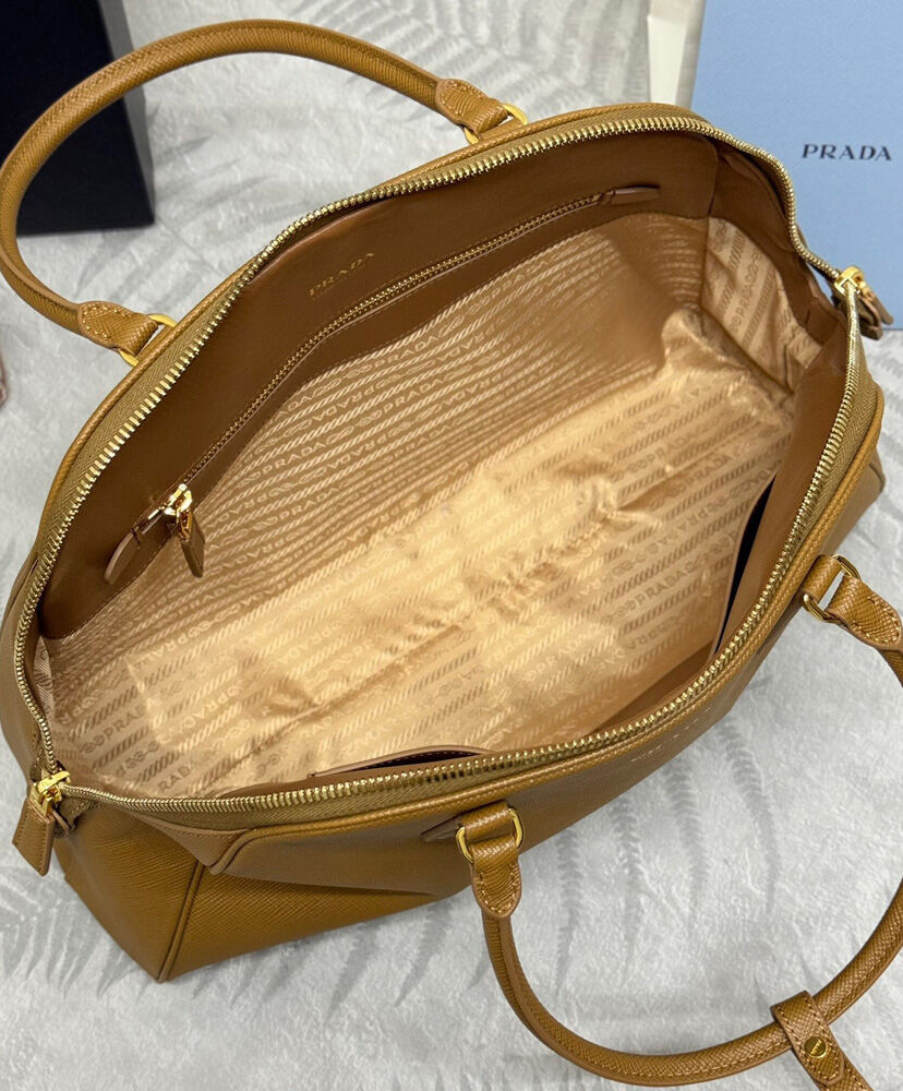 Large Saffiano Leather Bag