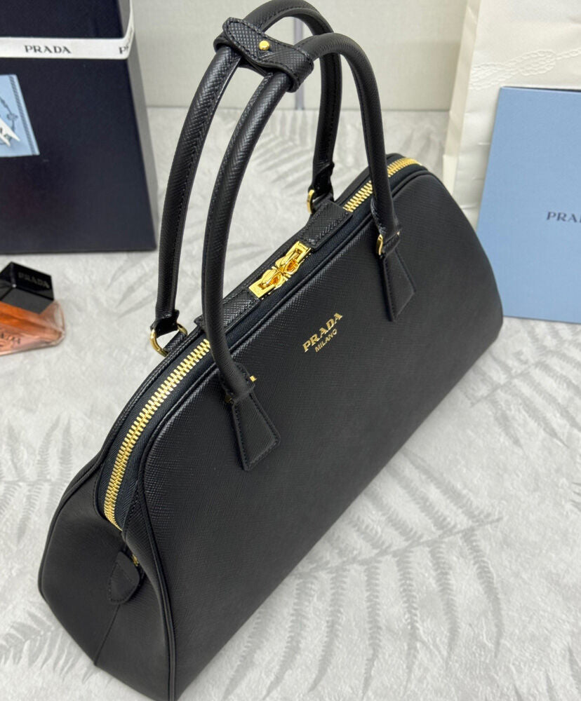 Large Saffiano Leather Bag