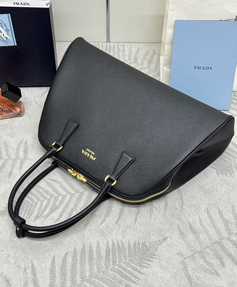 Large Saffiano Leather Bag