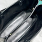 Prada Buckle Medium Leather Handbag With Double Belt