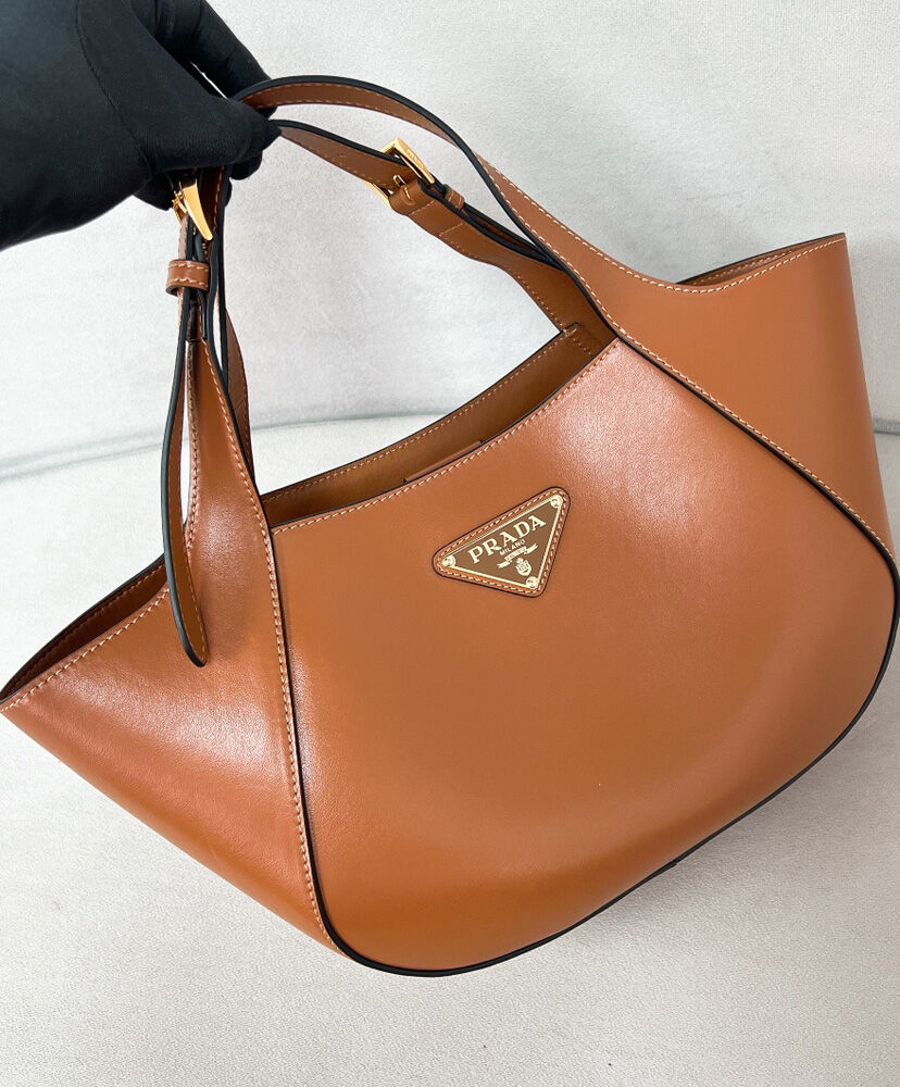 Prada Medium Leather Tote Bag