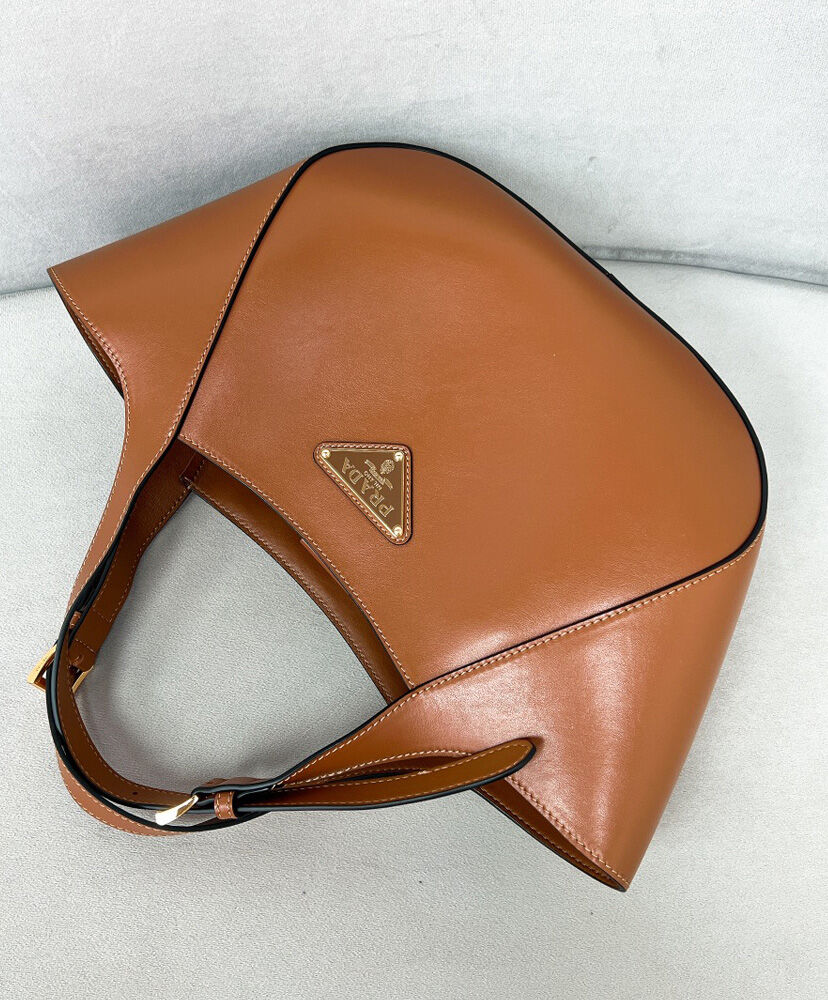 Prada Medium Leather Tote Bag