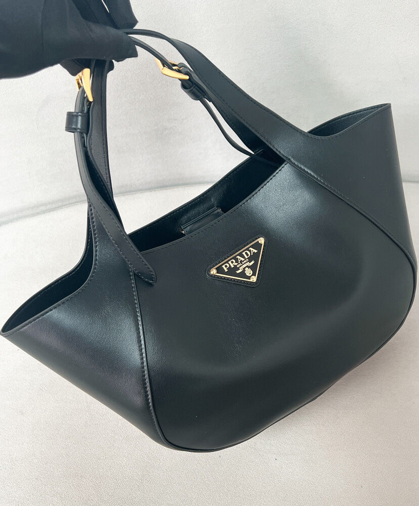 Prada Medium Leather Tote Bag