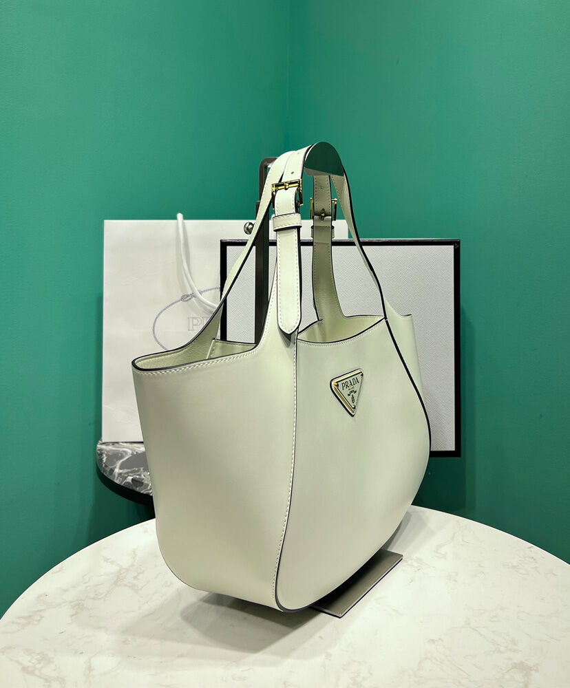 Prada Medium Leather Tote Bag