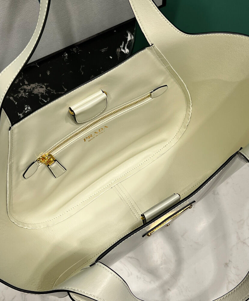 Prada Medium Leather Tote Bag